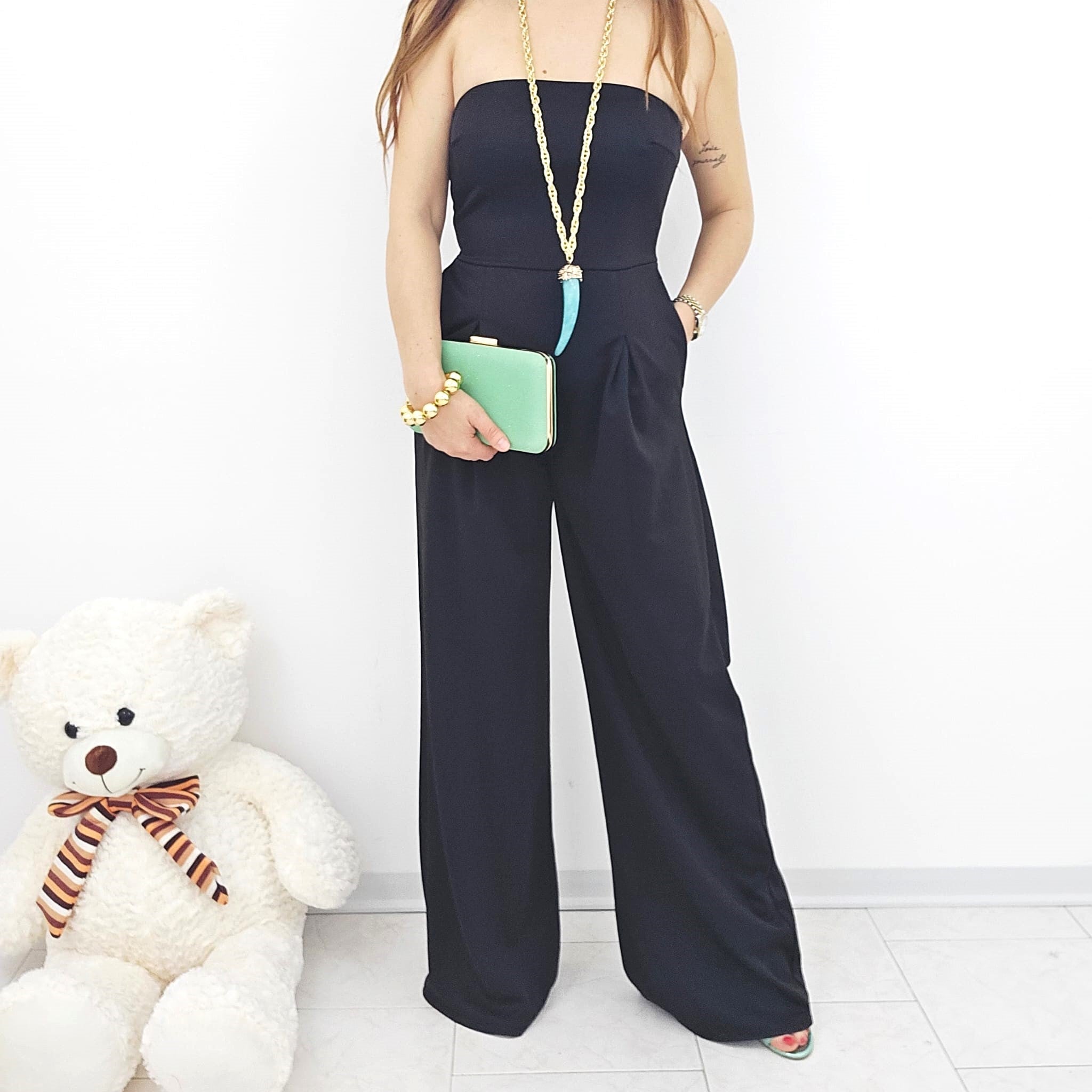 TUTONE JUMPSUIT OSACR 5960